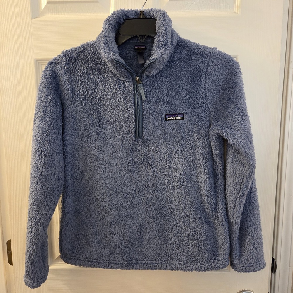 Patagonia sz S blue Los Gatos pullover 1/4 zip‎ fleece jacket sweater casual